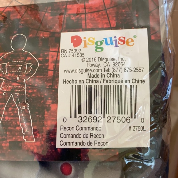 NWT Recon Commando kids costume size Small 4-6 - Picture 7 of 8